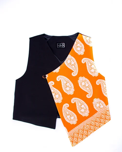 جلیقه غیرقرینه نارنج