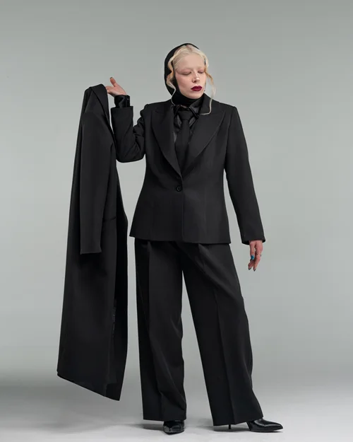 کت Calssy مشکی با آستر