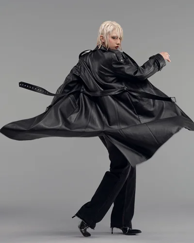 کت چرم بلند